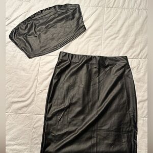 Women’s Black Maxi Two-Piece Set - Size Medium - New Without Tags